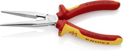 Knipex 26 16 200 VDE Flachrundzange Gerade Vanadium Elektrostahl 200 mm