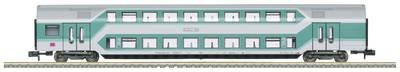 MiniTrix 18418 MiniTrix 18418 N Doppelstockwagen DBz 750, 2. Klasse der DB AG