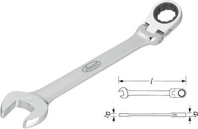 Vigor V2809 Knarren-Ring-Maulschlüssel Schlüsselweite (Metrisch) 13 mm