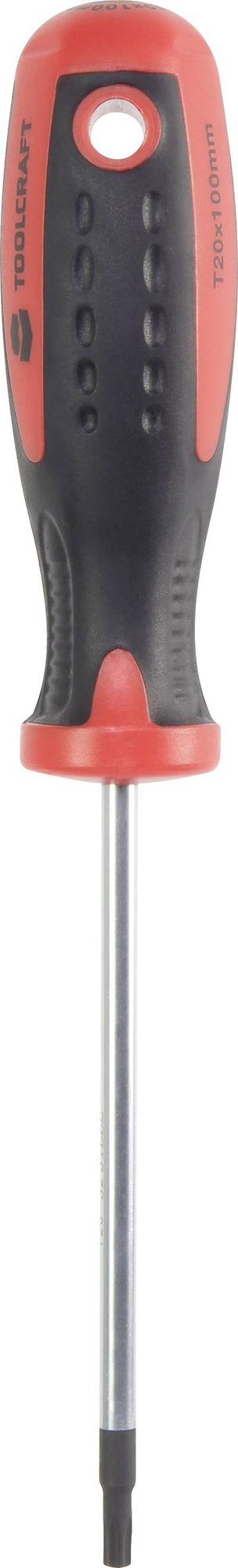 TOOLCRAFT Werkstatt Sechsrund-Schraubendreher Größe (Schraubendreher) T 20 Klingenlänge: 100 mm DIN ISO 8764 1 St.