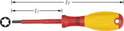 Hazet VDE Torx-Schraubendreher Größe (Schraubendreher) T 30 Klingenlänge: 100 mm 1 St.