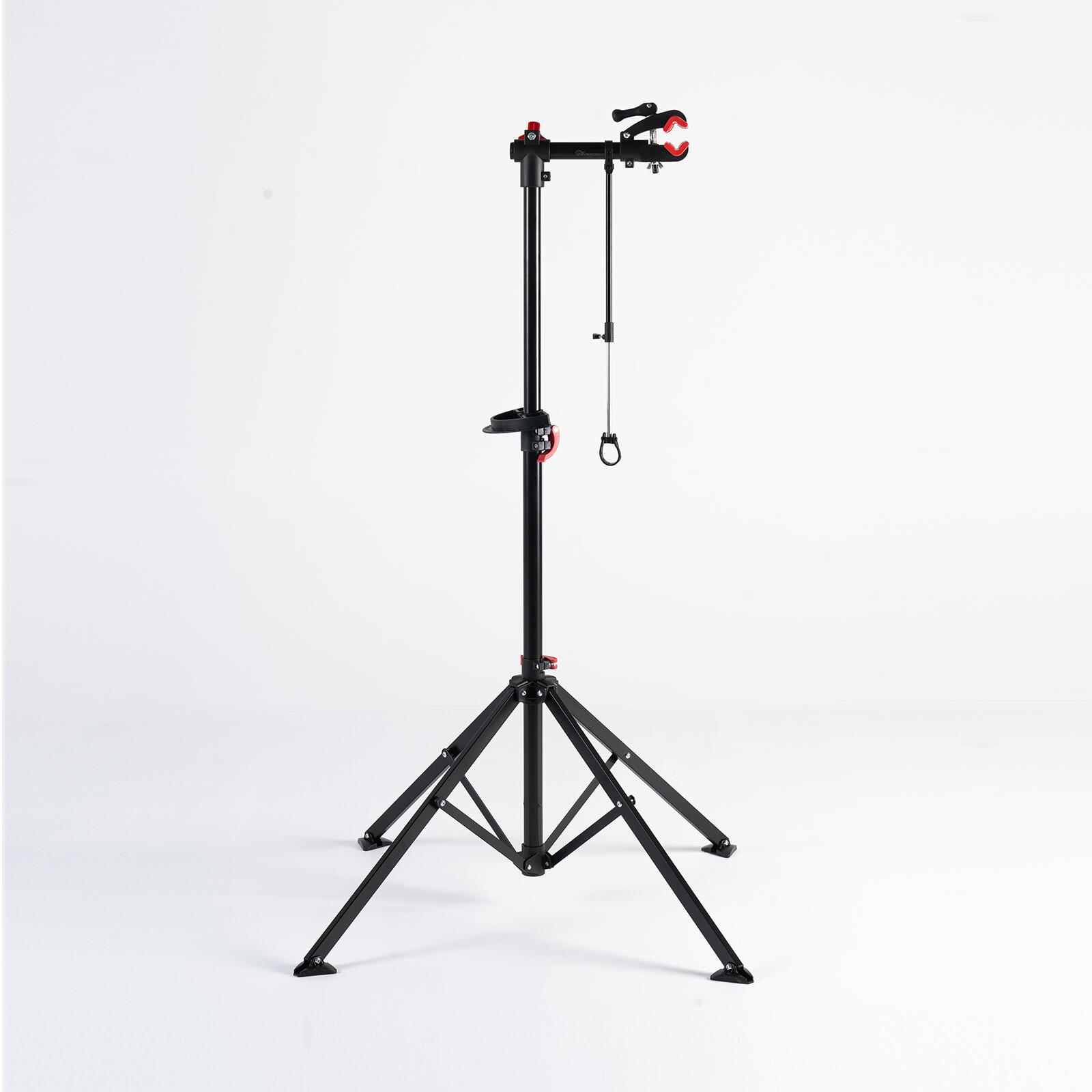 EVERCROSS Soporte Taller Bicicleta-Plegable-Regulable-360°-Bandeja Herramientas Magnética