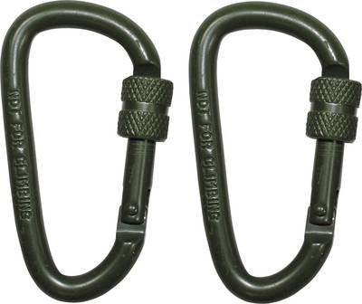 MFH - Military & Adventure 27535B Karabiner D6x60O 6 mm x 60 mm 2 St.