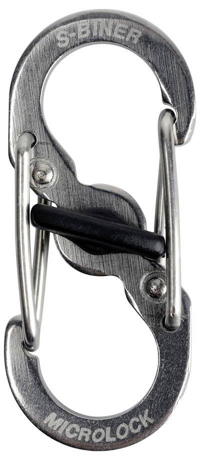 NITE Ize NI-LSBM-11-2R3 Karabiner MicroLock S-Biner 2 35 mm x 15 mm x 7 mm 2 St.
