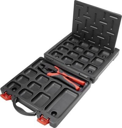 TOOLCRAFT PZ-500 Crimpzange ohne Crimpeinsatz, mit Systemkoffer