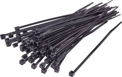TRU COMPONENTS 1592800 TC-CVR150SBK203 Kabelbinder 150 mm 2.50 mm Schwarz UV-stabilisiert 100 St.