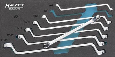 Hazet 163-296/7 Doppel-Ringschlüssel-Satz 7teilig Schlüsselweite (Metrisch) 6 - 22 mm