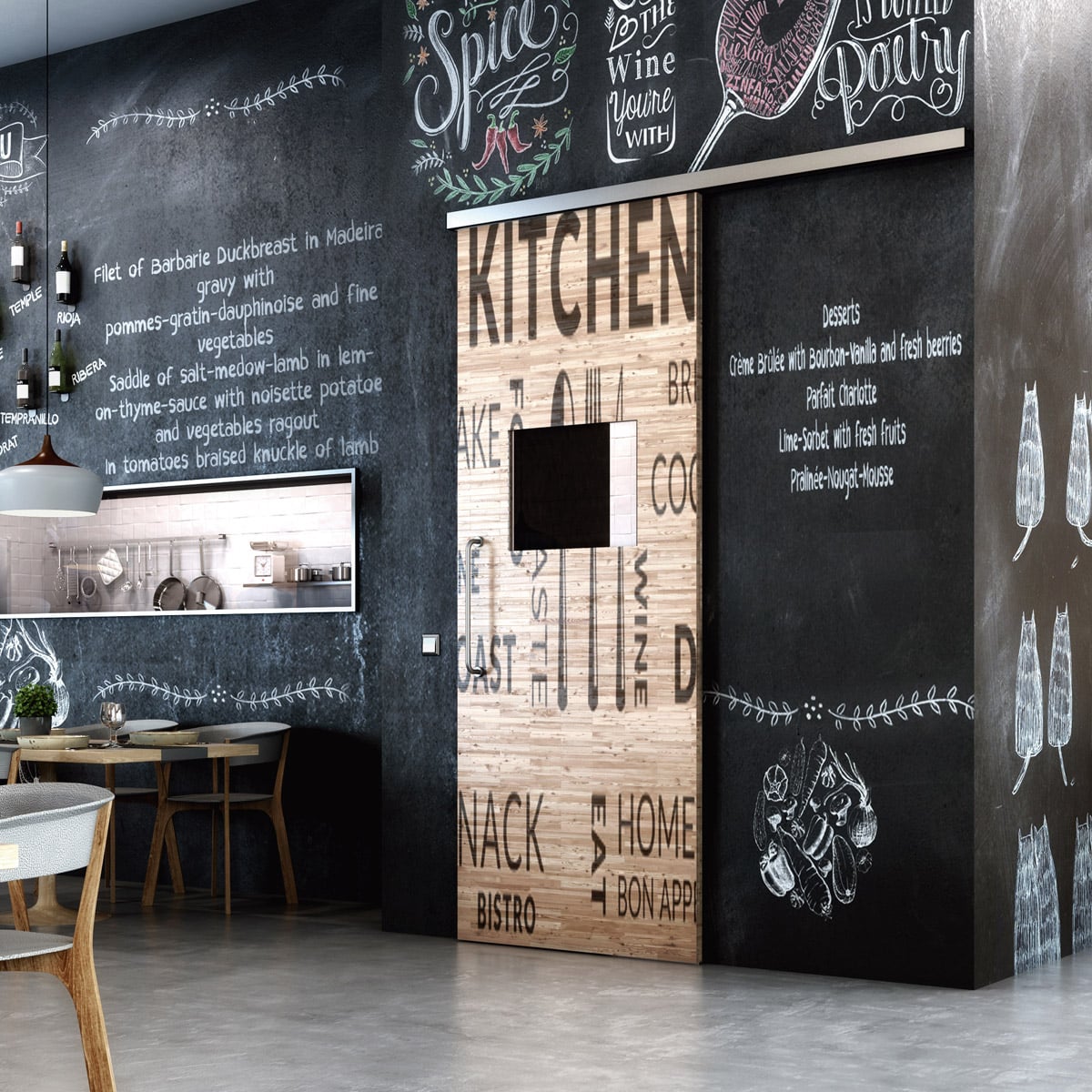 HUDSON - Guía de apertura automática para puertas madera o vidrio