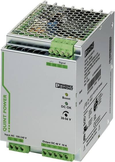 Phoenix Contact 2866682 Hutschienen-Netzteil (DIN-Rail) 48 V/DC 10 A 480 W Anzahl Ausgänge:1 x Inhalt 1 St.