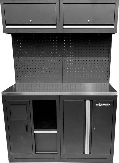 KS Tools 866.6040 Werkstatt-Schranksystem (B x H x T) 1360 x 1890 x 500 mm Schwarz