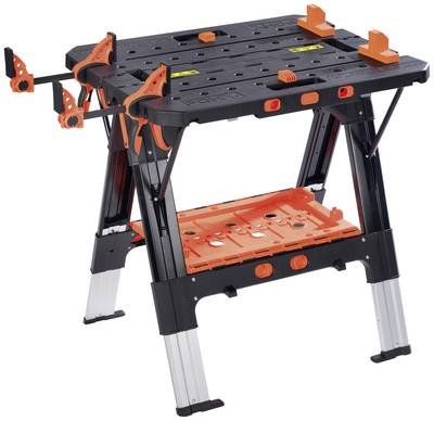 JORGENSEN M60Pro Klappwerkbank (B x T) 635 mm x 787 mm Schwarz, Orange