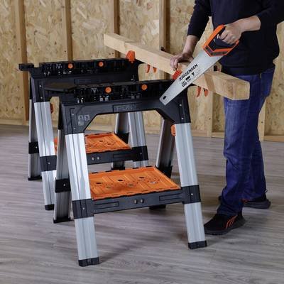 JORGENSEN 99215 Klappwerkbank (B x H x T) 860 x 780 x 127 mm Orange, Schwarz
