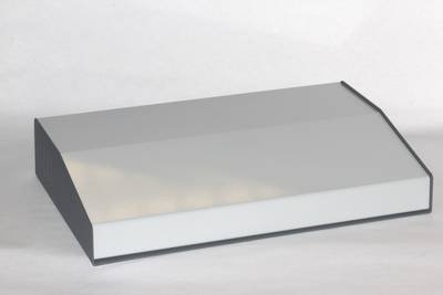 Hammond Electronics 500-0950 Pult-Gehäuse (L x B x H) 204 x 299 x 58 mm Aluminium Grau 1 St.
