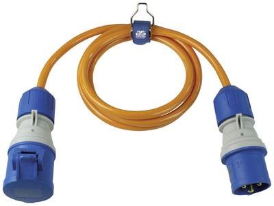 AS Schwabe 62430 Strom Verlängerungskabel 16 A Orange 1.5 m H07BQ-F 3G 2,5 mm²