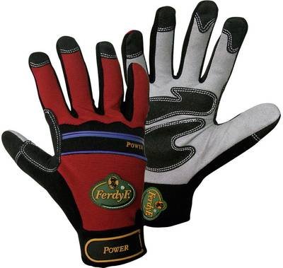 FerdyF. 1910-10 Mechanics POWER Clarino®-Kunstleder Montagehandschuh Größe (Handschuhe): 10, XL EN 388 CAT II 1 Paar