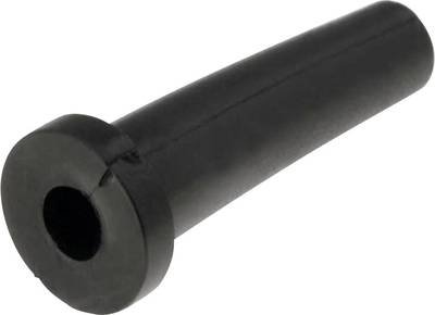 HellermannTyton HV2101-PVC-BK-M1 Knickschutztülle Klemm-Ø (max.) 5.5 mm PVC Schwarz 1 St.