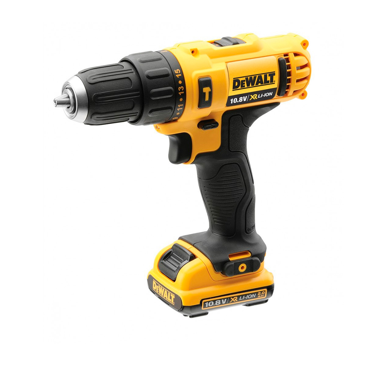DEWALT DCD716D2 - Taladro percutor con 2 baterías (10,8V)