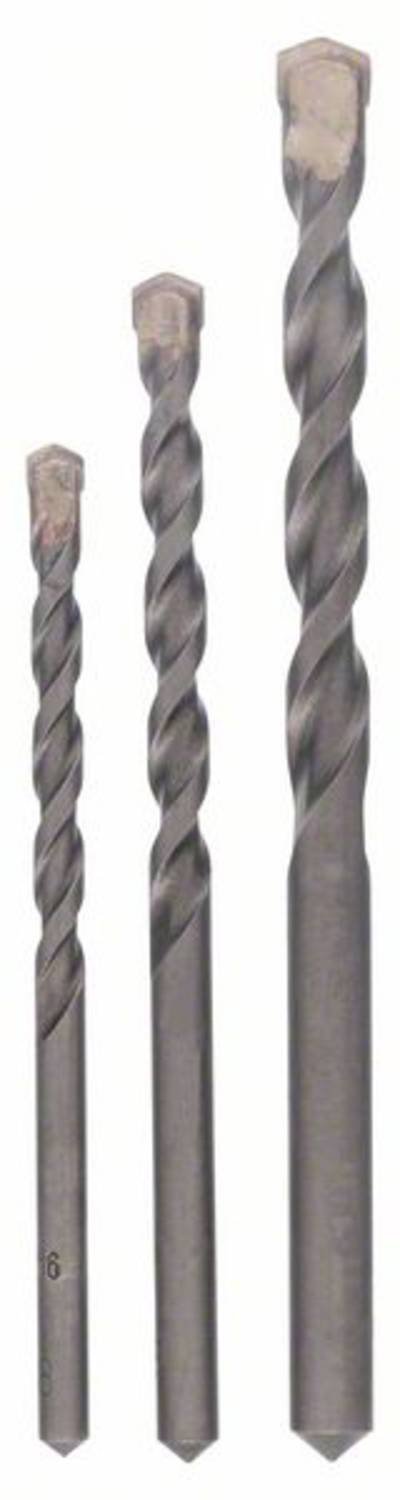 Bosch Accessories CYL-3 2608597709 Hartmetall Beton-Spiralbohrer-Set 3teilig 5 mm, 6 mm, 8 mm Zylinderschaft 1 Set