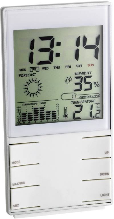 TFA Dostmann TFA - Wetterstation - weiß 35.1102.02 Digitale-Wetterstation