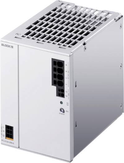 BLOCK PC-0124-200-0 Hutschienen-Netzteil (DIN-Rail) 24 V/DC 20 A 480 W Anzahl Ausgänge:1 x Inhalt 1 St.