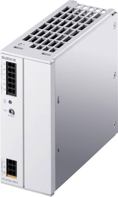 BLOCK PC-0124-100-0 Hutschienen-Netzteil (DIN-Rail) 24 V/DC 10 A 240 W Anzahl Ausgänge:1 x Inhalt 1 St.