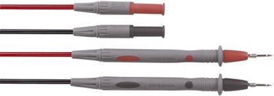 Rigol LEAD-DMM Sicherheits-Messleitungs-Set Lamellenstecker 4 mm Prüfspitze 1.20 m Schwarz, Rot 1 St.