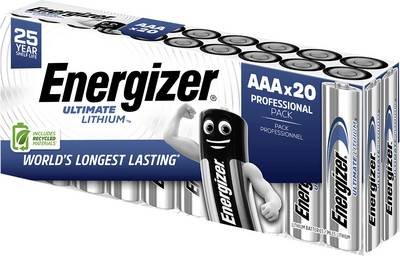 Energizer Ultimate FR03 Micro (AAA)-Batterie Lithium 1250 mAh 1.5 V 20 St.