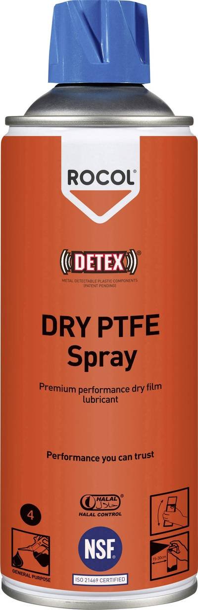 Rocol Dry PTFE Spray PTFE-Spray Dry PTFE Spray 400 ml