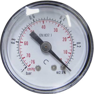 ICH Manometer 306.40.-1 Anschluss (Manometer): Rückseite -1 bis 0 bar Außengewinde 1/8" 1 St.