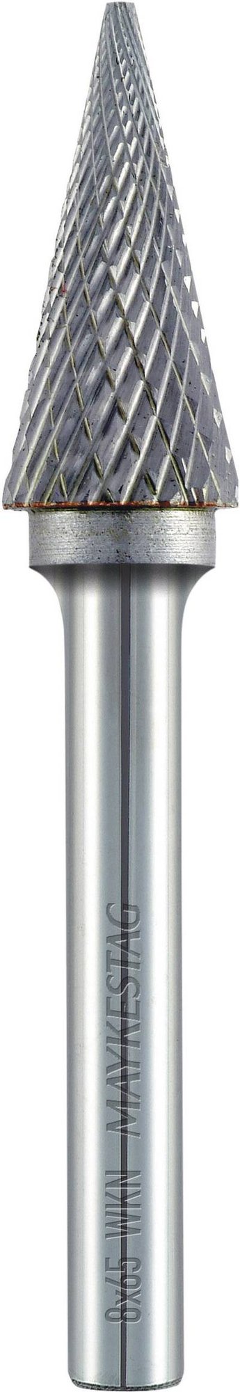 Alpen 783606112100 Frässtift Hartmetall Kegel Länge 70 mm Produktabmessung, Ø 12 mm Schaftdurchmesser 6 mm