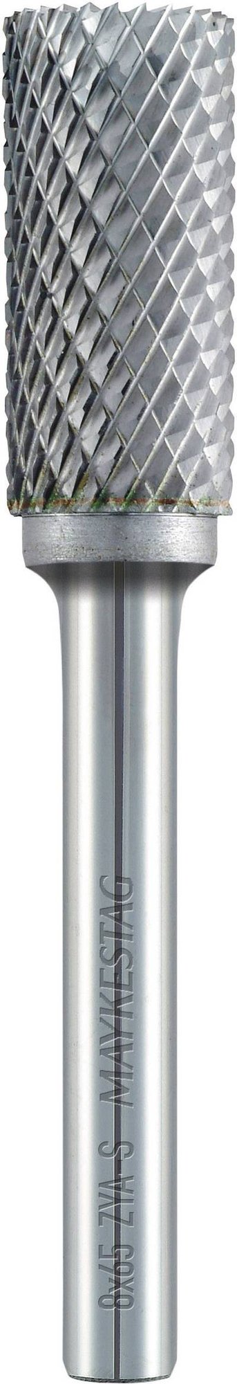 Alpen 778606110100 Frässtift Hartmetall Zylinder Länge 65 mm Produktabmessung, Ø 10 mm Schaftdurchmesser 6 mm