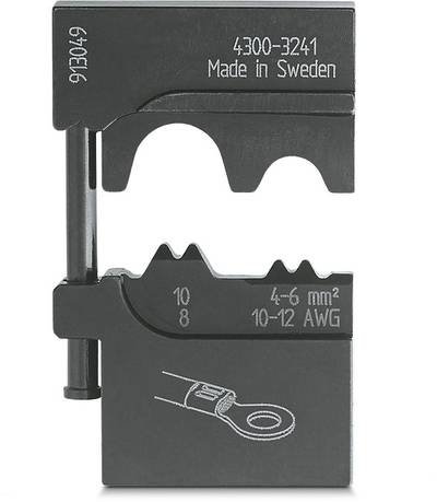 Phoenix Contact CRIMPFOX-M RC 10-1/DIE 1212744 Crimpgesenk Unisolierte Kabelschuhe 4 bis 10 mm² Passend für Marke (Zange