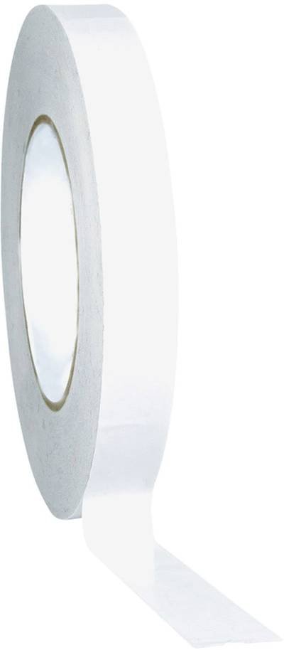 TOOLCRAFT D031B1250C D031B1250C Doppelseitiges Klebeband Transluzent (L x B) 50 m x 12 mm 1 St.