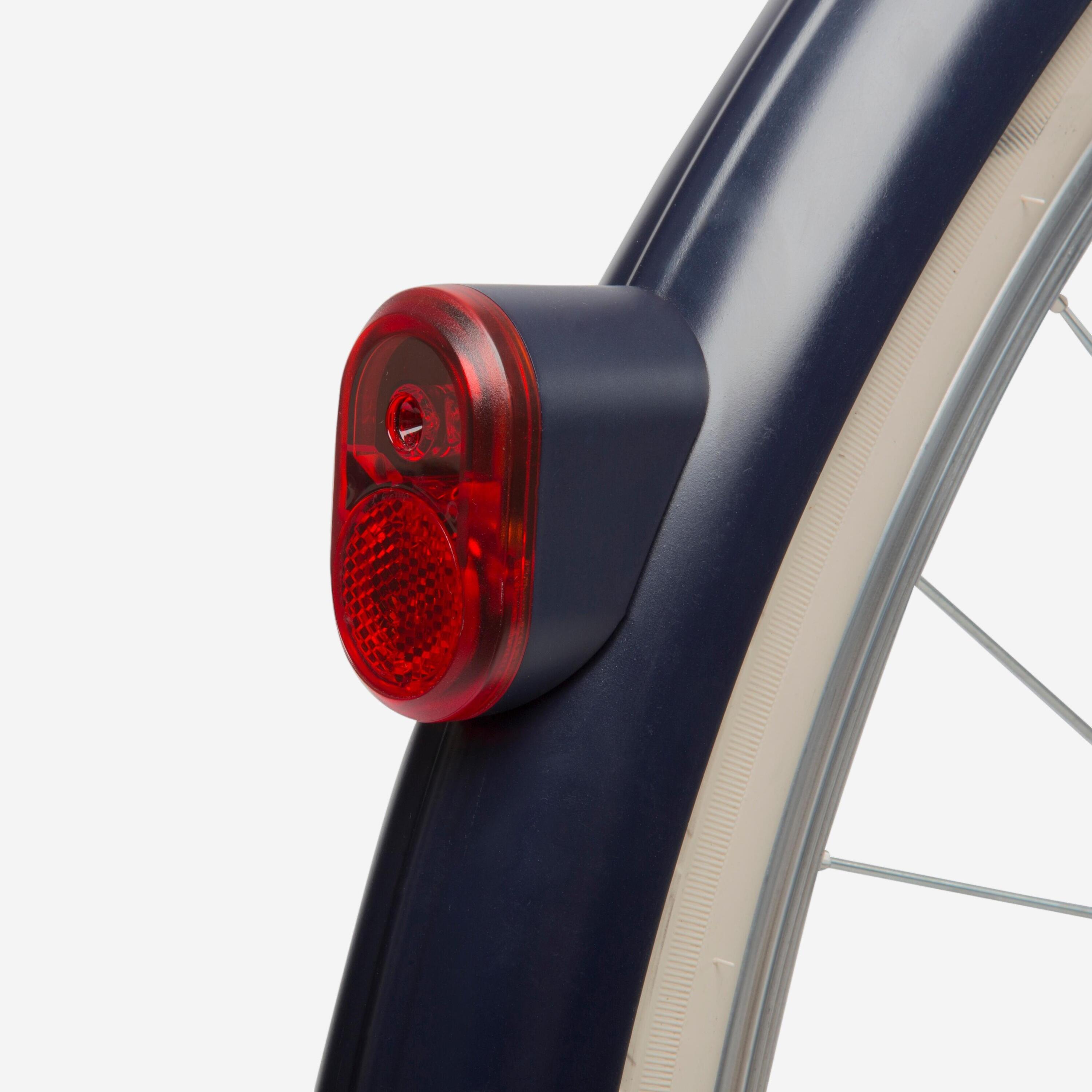 ELOPS Luz Trasera Dinamo Bicicleta Elops Azul Marino