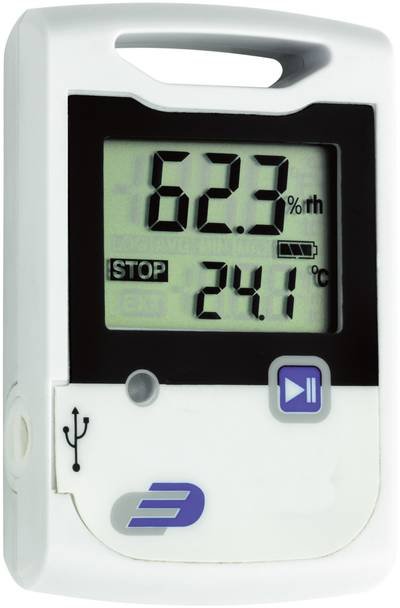 Dostmann Electronic 5005-0002 LOG20 Multi-Datenlogger Messgröße Temperatur, Luftfeuchtigkeit -30 bis 60 °C 0 bis 99 % rF