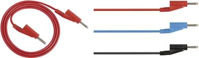 Rohde & Schwarz HZ10B Messleitungs-Set Lamellenstecker 4 mm Lamellenstecker 4 mm 1.00 m Blau 1 St.