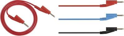 Rohde & Schwarz HZ10S Messleitungs-Set Lamellenstecker 4 mm Lamellenstecker 4 mm 1.00 m Schwarz 1 St.