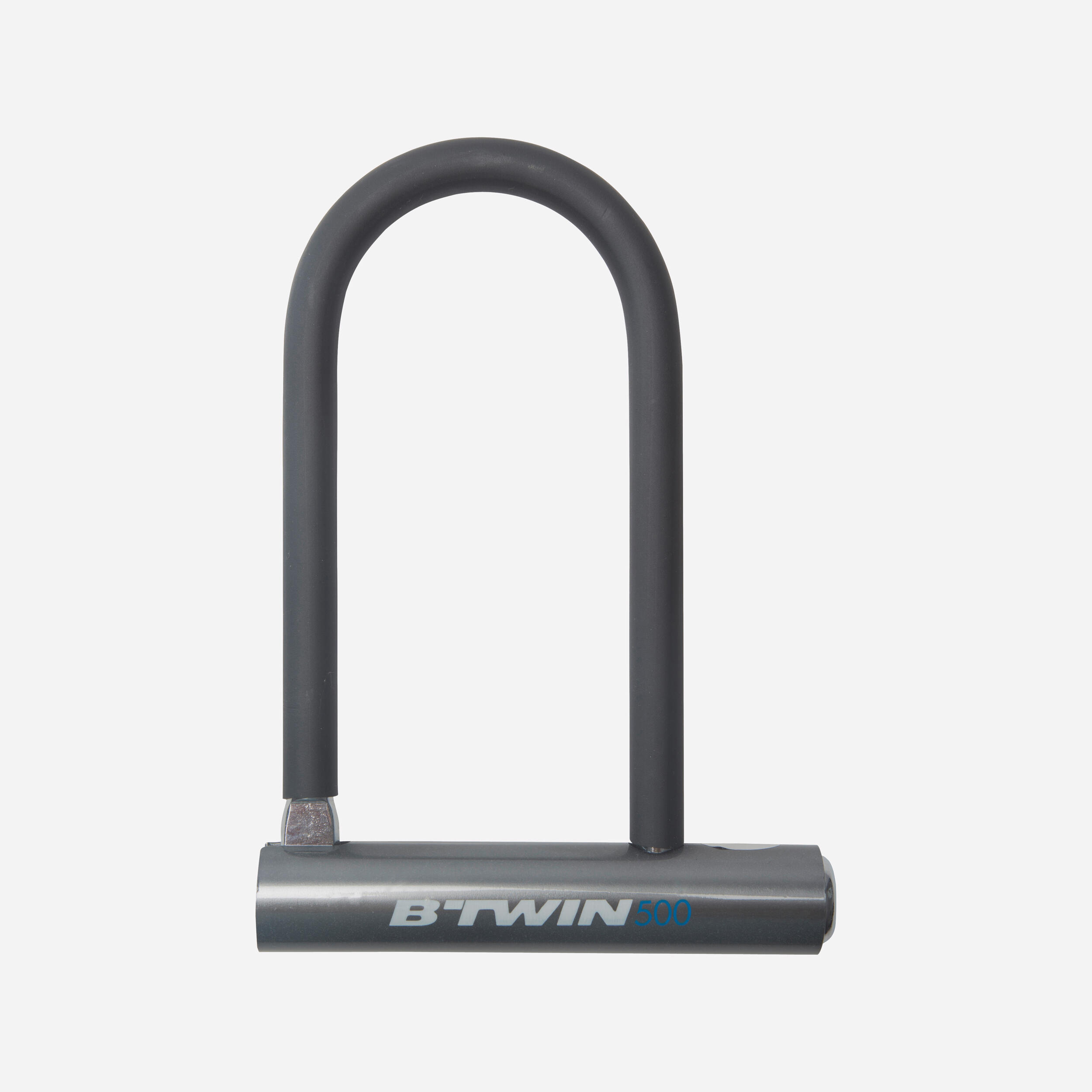 DECATHLON Candado U Bicicleta 500 Gris