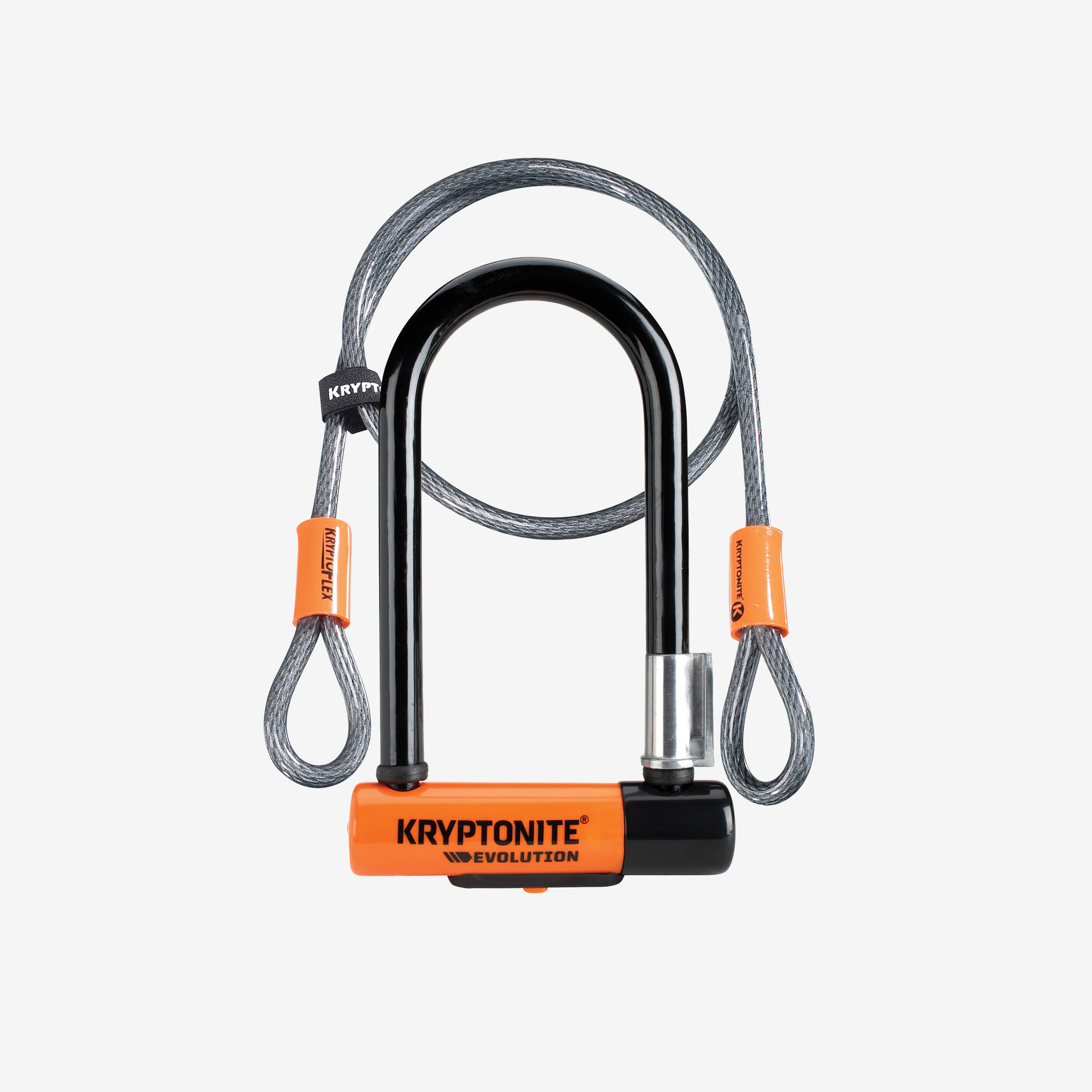 KRYPTONITE Candado U Bicicleta Evolution Mini-7 Cable Kryptoflex