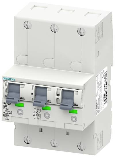 Siemens 5SP38253 5SP3825-3 Hauptleitungsschutzschalter 25 A 230 V, 400 V