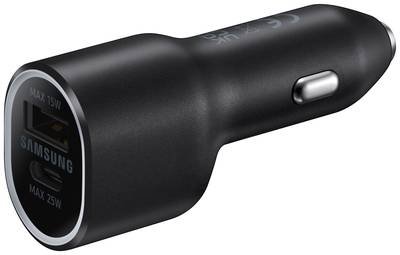 Samsung EP-L4020NBEGEU USB Ladegerät 25 W, 15 W 1x USB-C®, 1x USB-A USB PD 3.0, QC 2.0, Adaptive Fast Charge Schwarz KFZ
