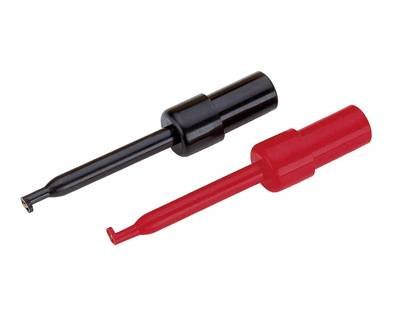 VOLTCRAFT Prüfspitzen-Set Steckanschluss 2 mm CAT I Schwarz, Rot