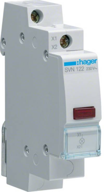 Leuchtmelder Grau 230 V Hager SVN122