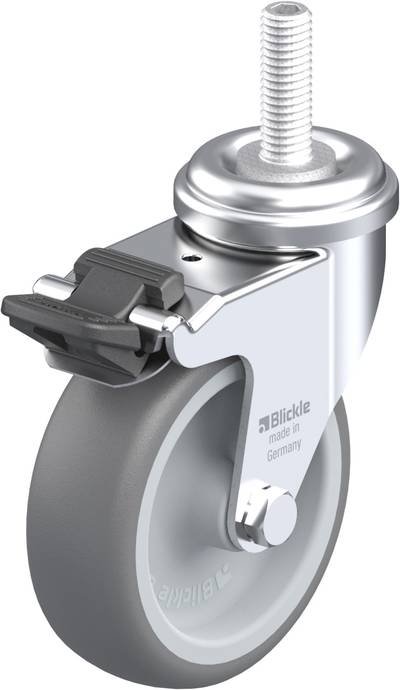 Blickle 307124 LRA-TPA 75G-FI-GS10 Lenkrolle mit Feststeller Rad-Durchmesser: 75 mm Tragfähigkeit (max.): 75 kg 1 St.