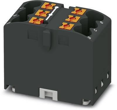 Phoenix Contact 3273278 Verteilerblock 15.6 mm Zugfeder Schwarz 10 St.