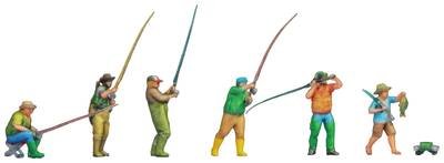 NOCH Z Angler Bemalt, Stehend, Sitzend