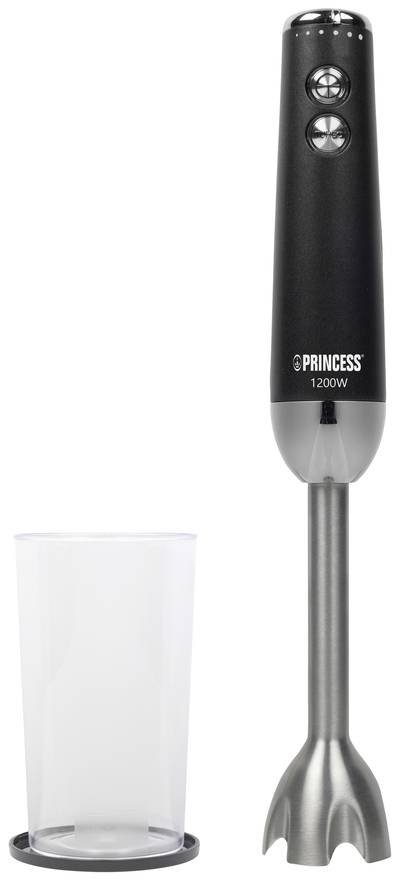Princess 01.221229.01.001 Stabmixer 1200 W Schwarz, Edelstahl