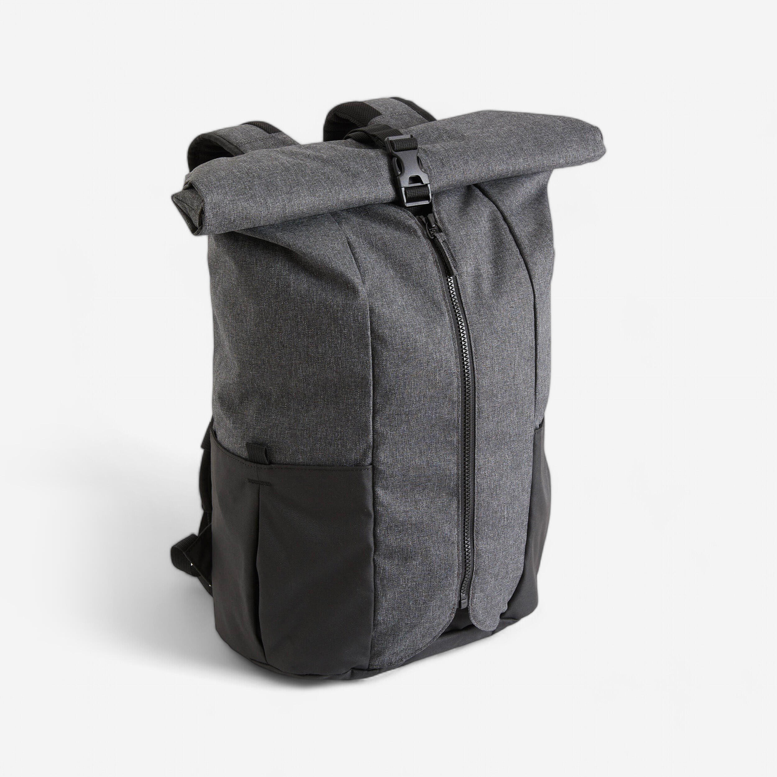 KIMJALY Mochila Esterilla Yoga Negro 35 l