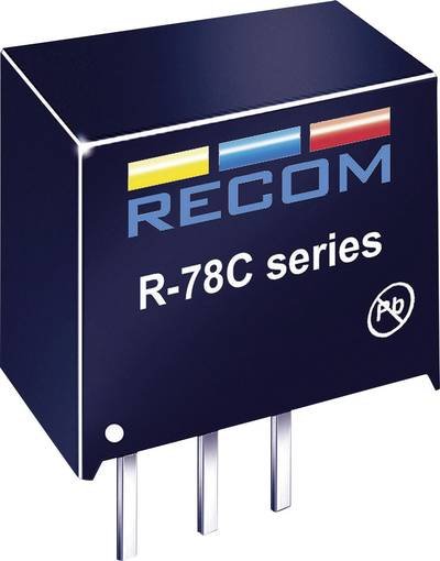 RECOM R-78C9.0-1.0 DC/DC-Wandler, Print 9 V/DC 1 A Anzahl Ausgänge: 1 x Inhalt 1 St.