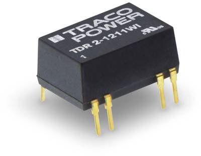 TracoPower TDR 2-1211WI DC/DC-Wandler, Print 12 V/DC 5 V/DC 400 mA 2 W Anzahl Ausgänge: 1 x Inhalt 1 St.